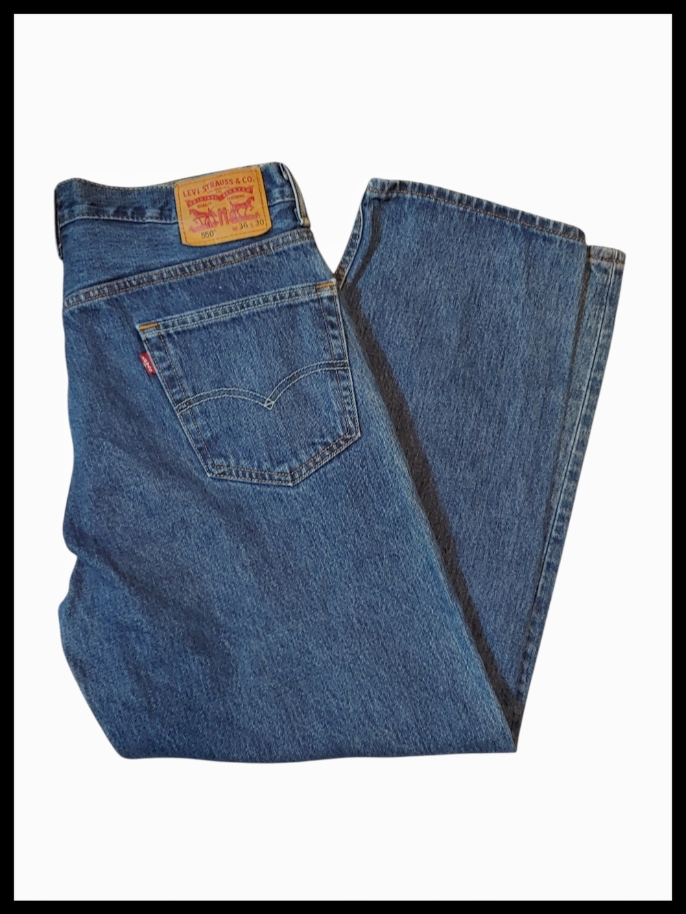 Levi's 550 Blue Denim Jeans 36x30
